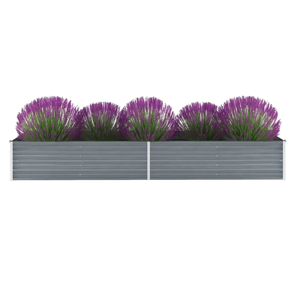 Garden Raised Bed Anthracite Galvanized Steel