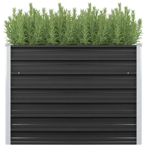 Garden Raised Bed Anthracite Galvanized Steel