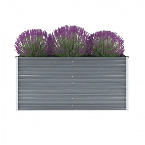 Garden Raised Bed Anthracite Galvanized Steel
