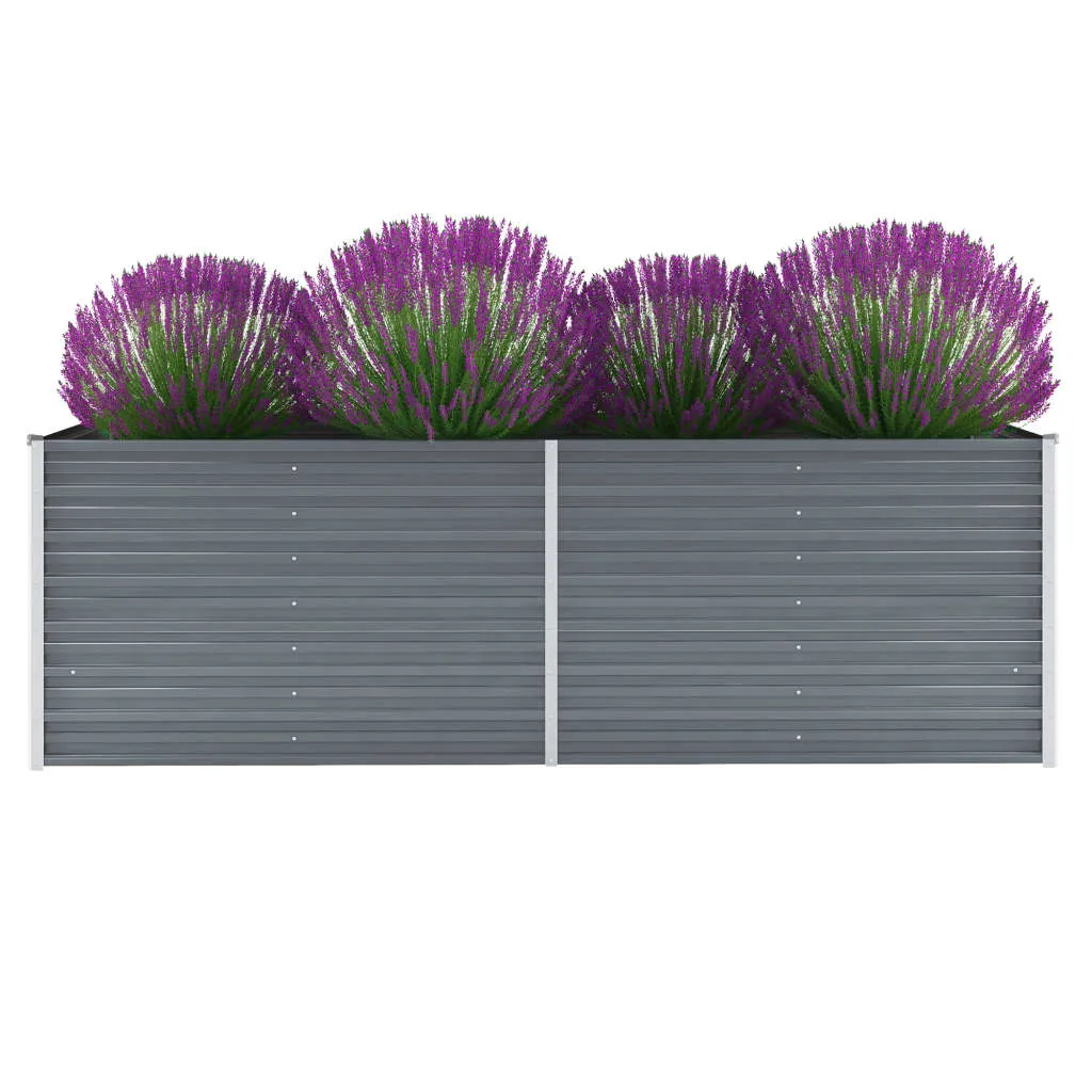 Garden Raised Bed Anthracite Galvanized Steel