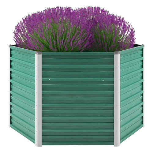 Garden Raised Bed Anthracite Galvanized Steel