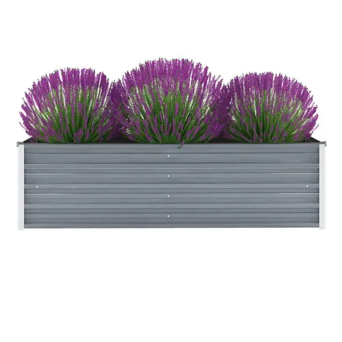 Garden Raised Bed Anthracite Galvanized Steel
