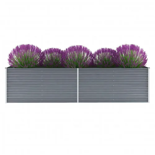 Garden Raised Bed Anthracite Galvanized Steel