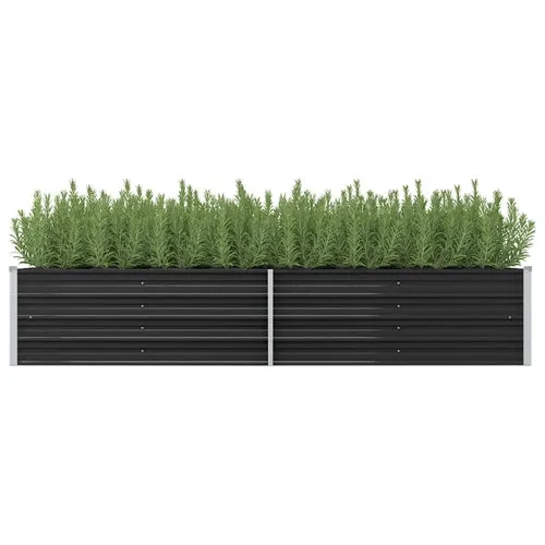 Garden Raised Bed Anthracite Galvanized Steel