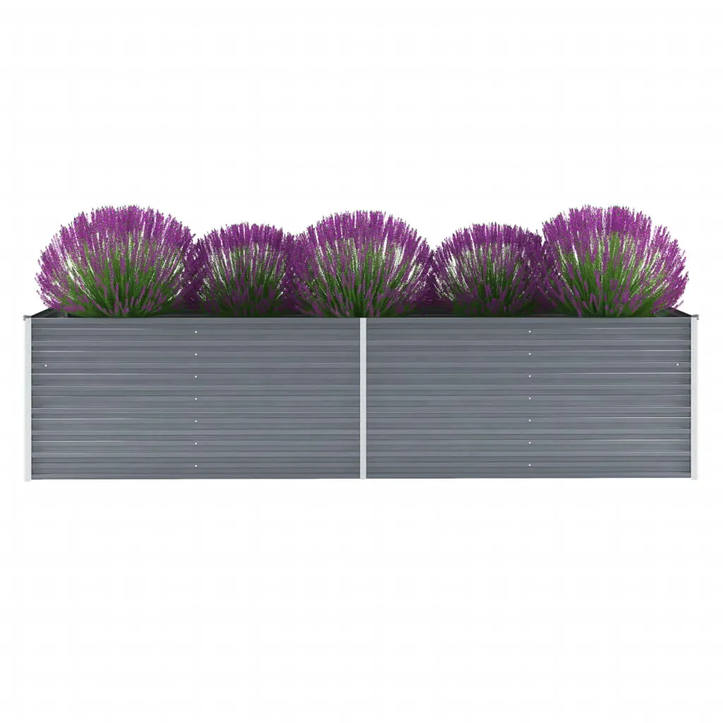 Garden Raised Bed Anthracite Galvanized Steel