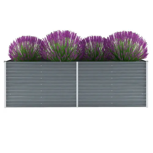 Garden Raised Bed Anthracite Galvanized Steel