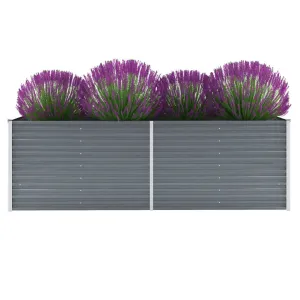 Garden Raised Bed Anthracite Galvanized Steel