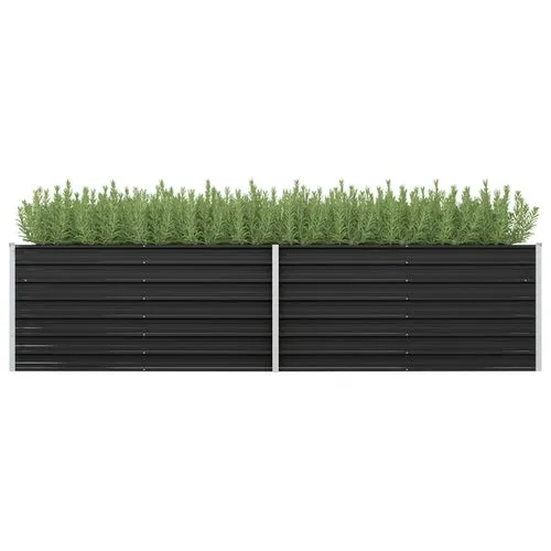 Garden Raised Bed Anthracite Galvanized Steel