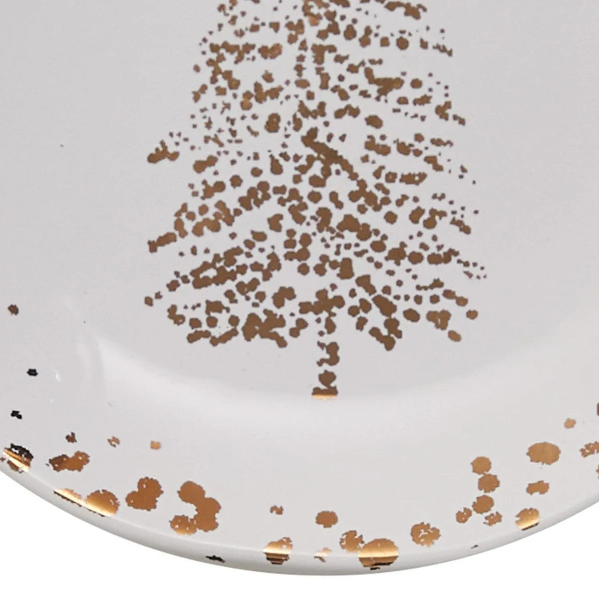 Golden Christmas Appetizer Plate - Set of 2 Park Designs