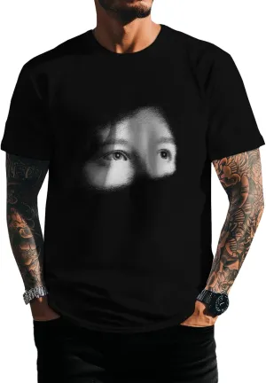 Graphic T-Shirts for Men Short Sleeve Cotton Casual Erater Shirt Big and Tall Lightweight Summer Tops
