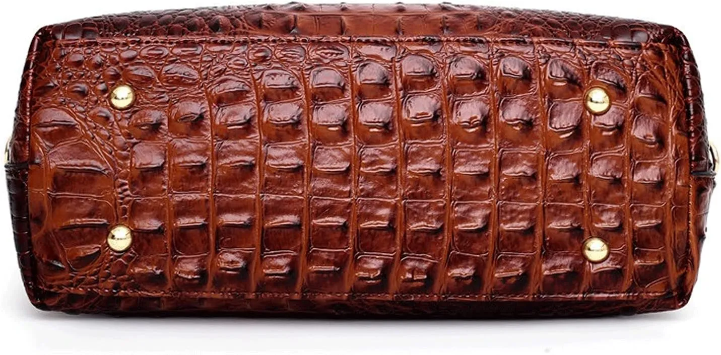 Handbags for women Handbags Women Bags Designer Crocodile Woman Leather Handbag Ladies Green Party Tote Shoulder Bags