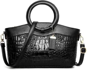 Handbags for women Handbags Women Bags Designer Crocodile Woman Leather Handbag Ladies Green Party Tote Shoulder Bags