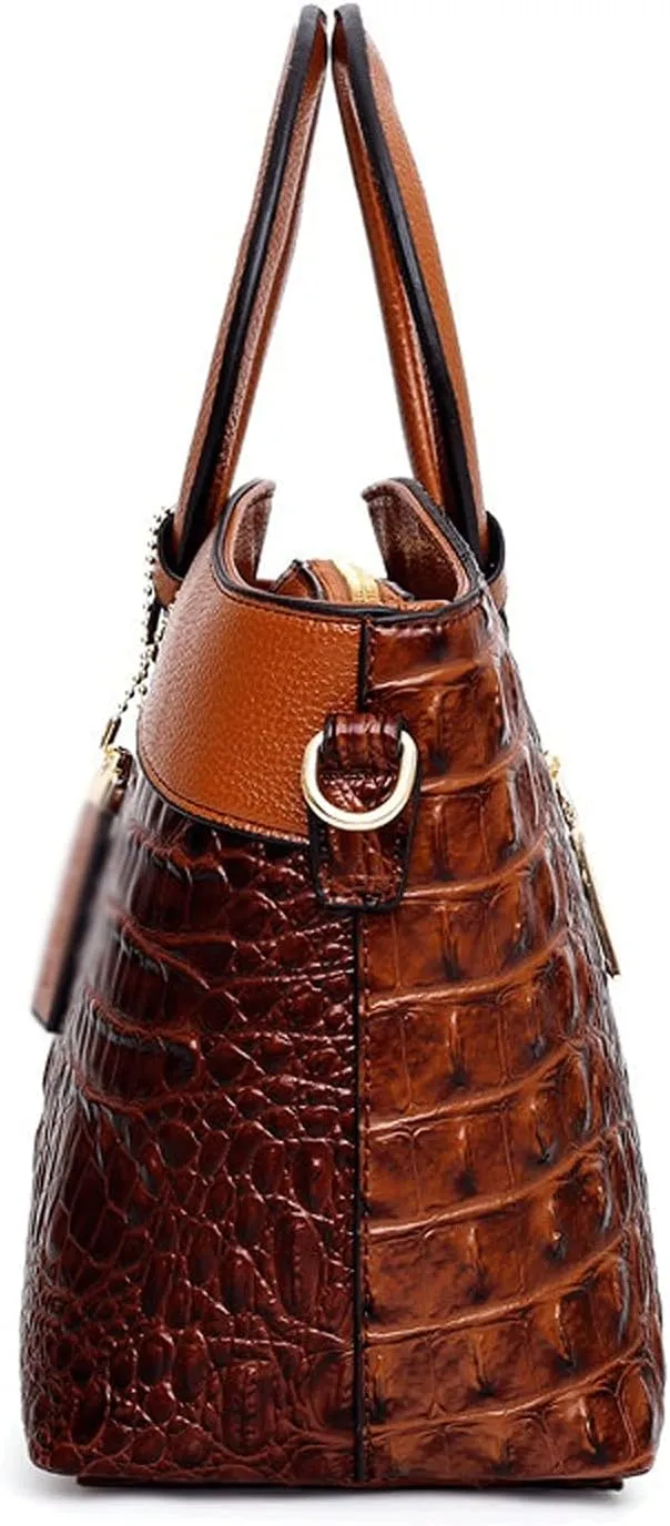 Handbags for women Handbags Women Bags Designer Crocodile Woman Leather Handbag Ladies Green Party Tote Shoulder Bags