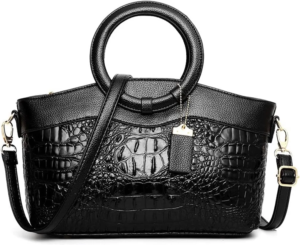 Handbags for women Handbags Women Bags Designer Crocodile Woman Leather Handbag Ladies Green Party Tote Shoulder Bags