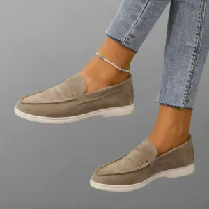 Hannah | Handcrafted Elegant Suede Moccasins