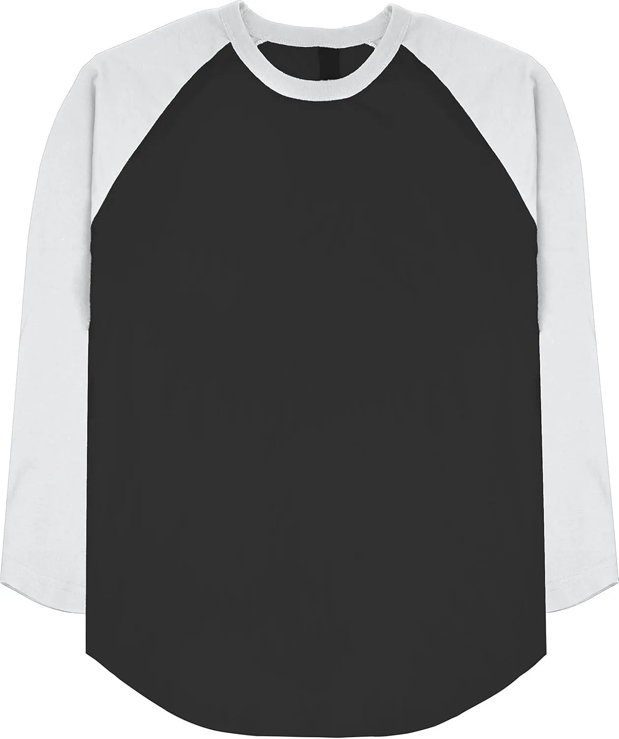 Hat and Beyond Mens Vintage Baseball Raglan 3/4 Sleeve Plain Casual Tee Basic Active T Shirts