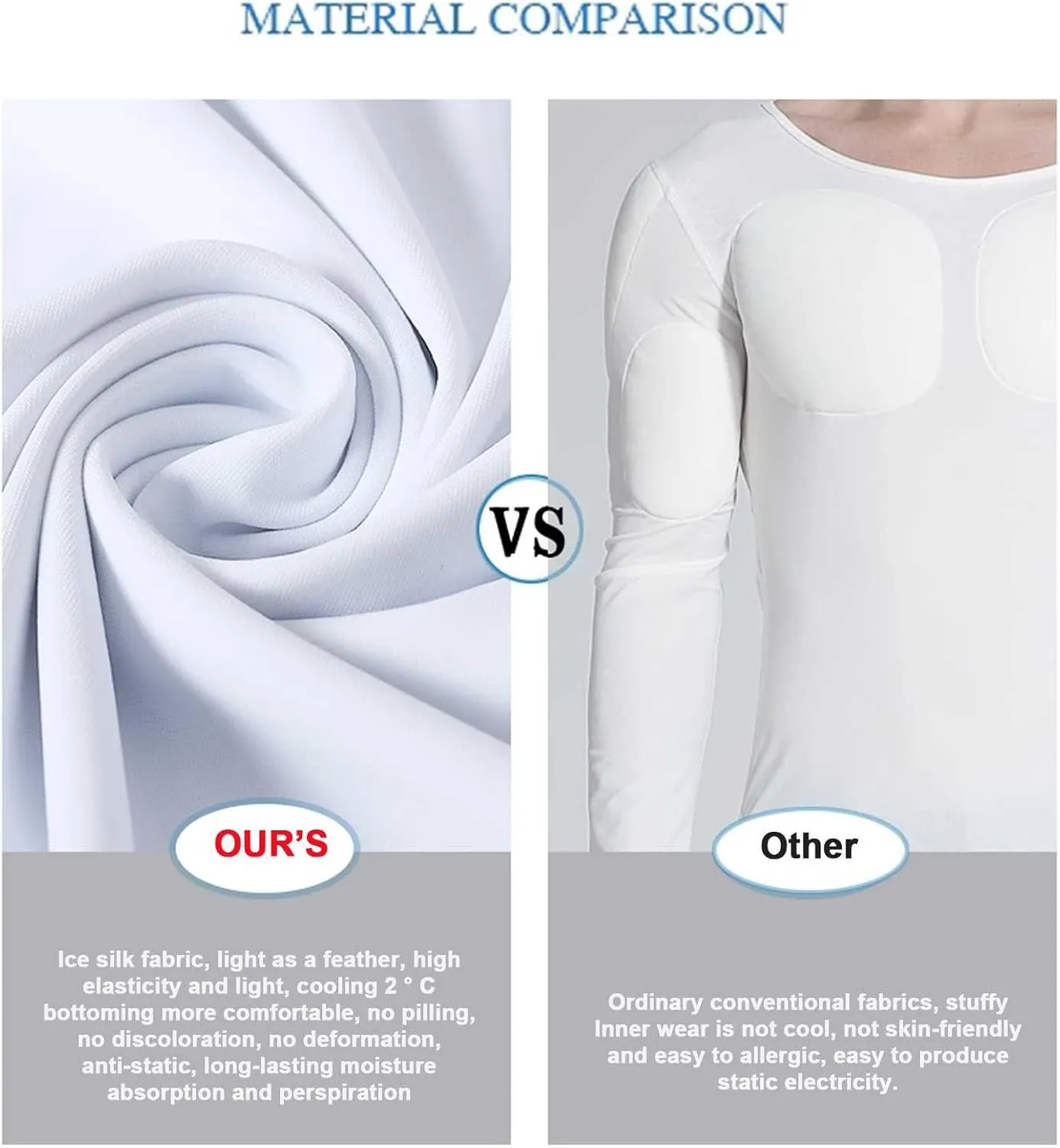 HAWFHH Mens Fake Muscle Shirt, Fake Chest Abdomen Muscle Shaper Undershirt, Invisible Breathable Padded Compression T-Shirts