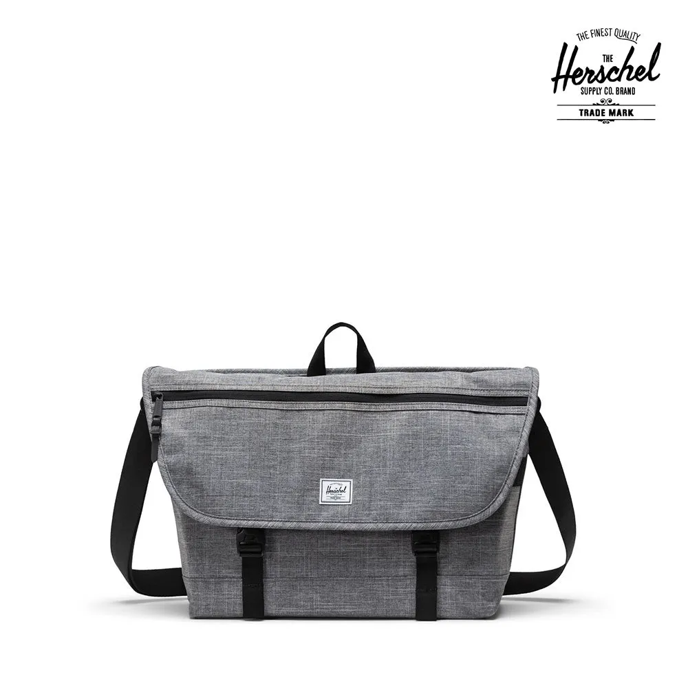Herschel Cove Messenger 22,5L Bags - Raven Crosshatch