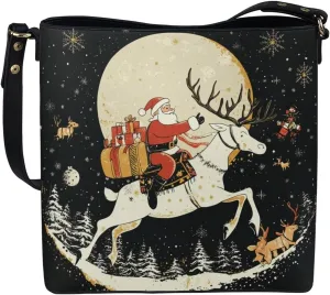 HUGS IDEA Hobo Bags for Women Handbag Leather Crossbody Bucket Tote Purse Ladies Shoulder Bags