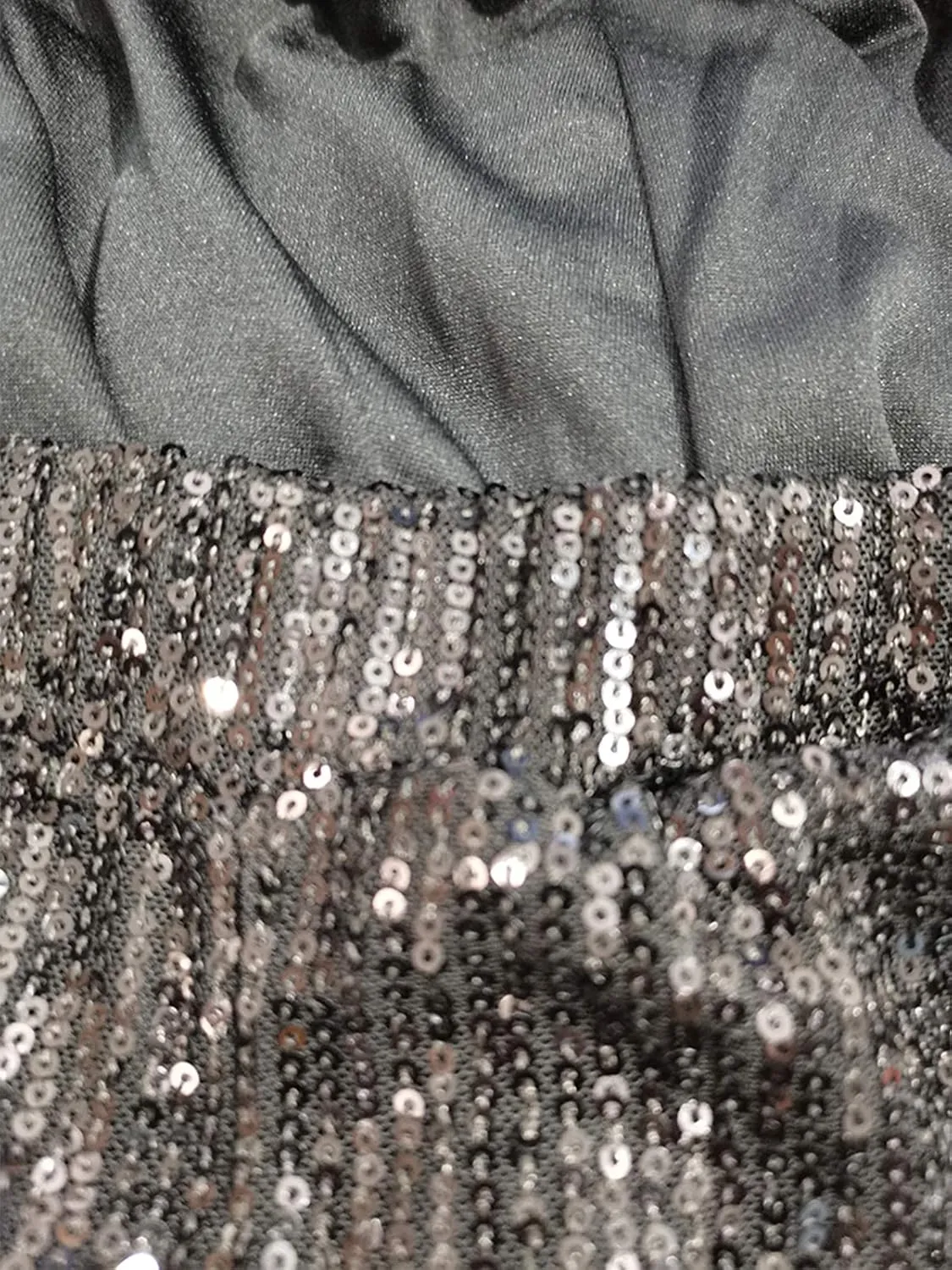 itnpbwus Women Casual Sparkle Sequin Glitter Bling Yoga Pants Slim Leg Leggings