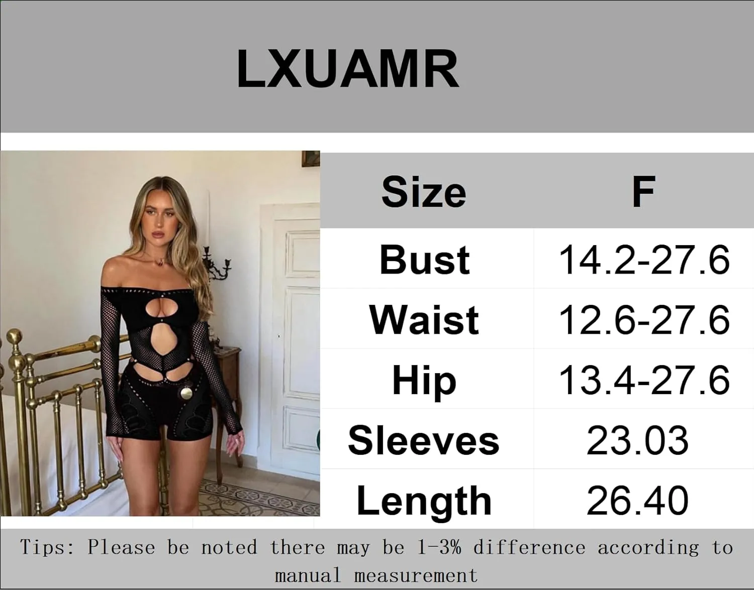 Jumpsuits for Women Sexy Cut Out See Through Strapless Jumpsuit Long Sleeve Bodycon Shorts Jumpsuit Party Club Outfits