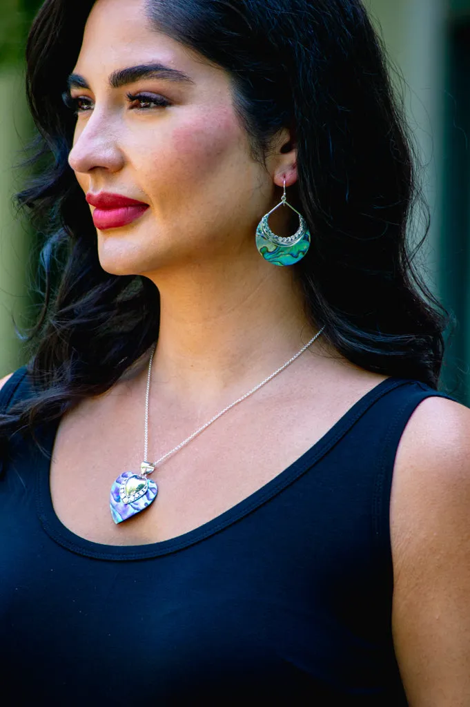 Large Shell Earrings - 0013