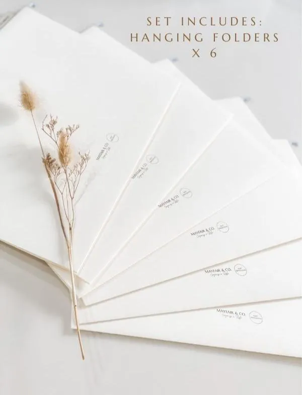 LONDON Hanging Folders (Set of 6)