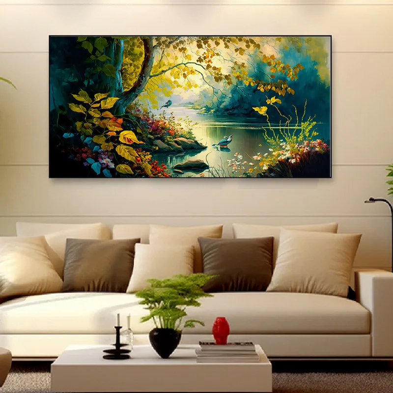 Lone Lamina Wall Painting