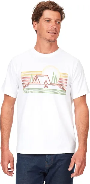 MARMOT Men's Logo T-Shirts - Printed Graphic on Cotton Tee