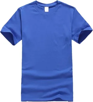 Men's Summer Cotton Crew Neck T-Shirts Casual Short Sleeve Solid Soft Loose Fit Basic Tops