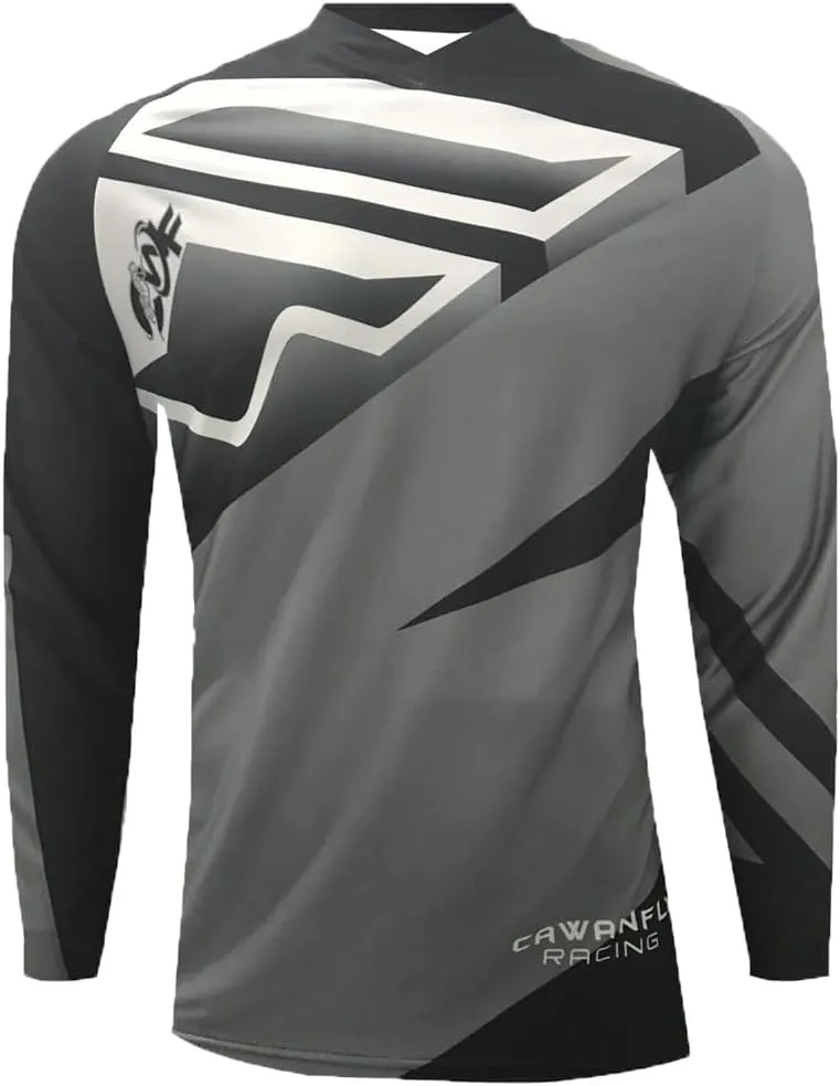 Men's Summer Running Sports Tops Long Sleeve Cycling Jerseys UV Protection Mountain Biking Quick Dry T-Shirts
