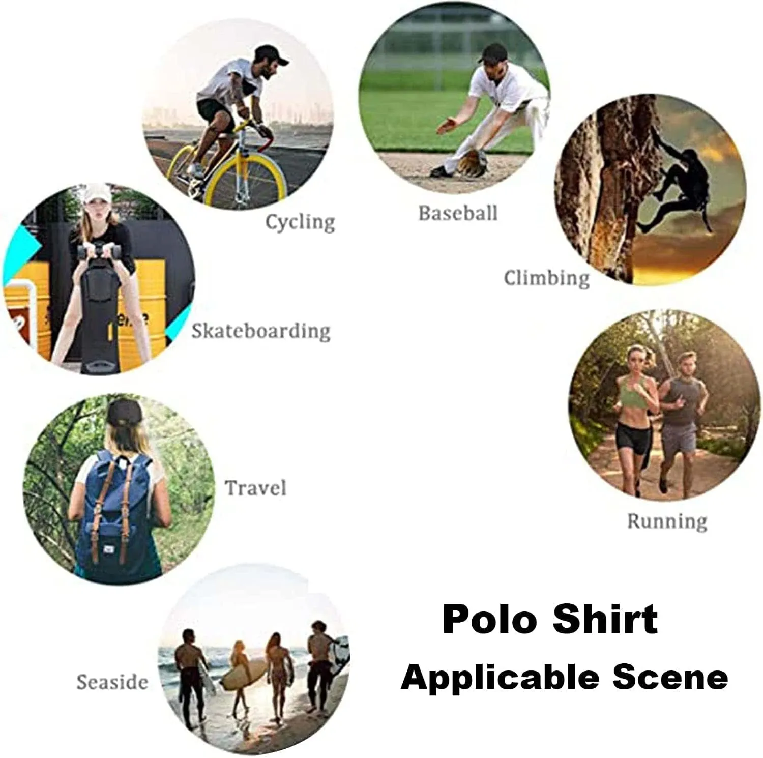 Mens T-Shirts Short Sleeved for C.a N- A.m Round Neck Tee Clothes Golf Tennis Undershirts Sports Tshirts Tops