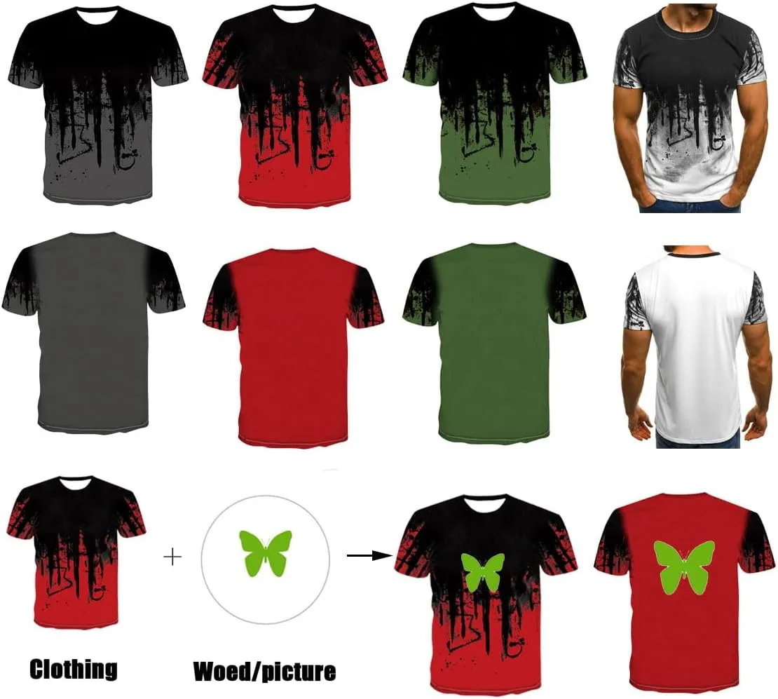 Mens T-Shirts Short Sleeved for C.a N- A.m Round Neck Tee Clothes Golf Tennis Undershirts Sports Tshirts Tops