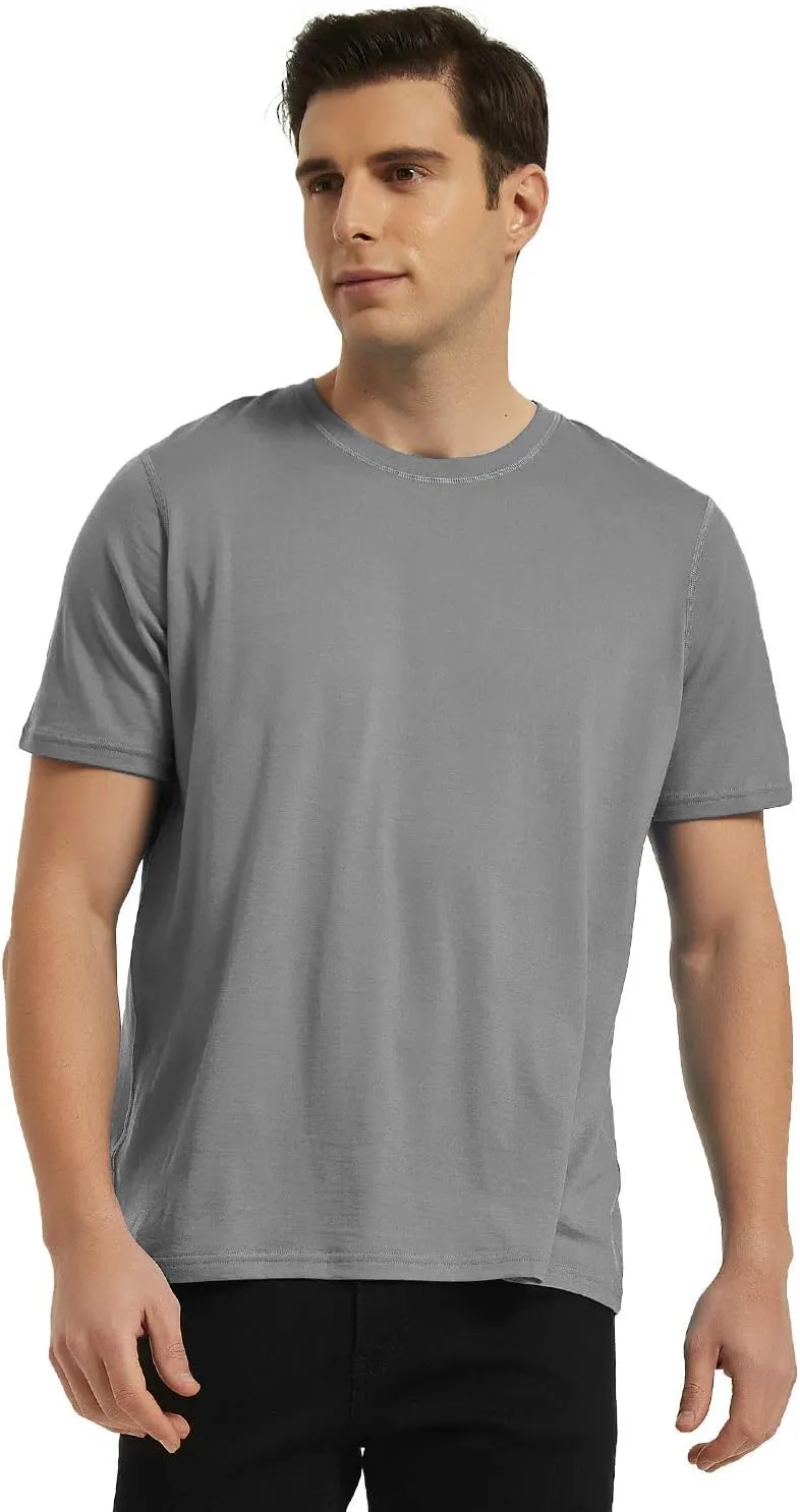 METARINO Merino Wool T-Shirts Mens Short Sleeve Lightweight Base Layer for Hiking,Travel,Hunting,Cycling