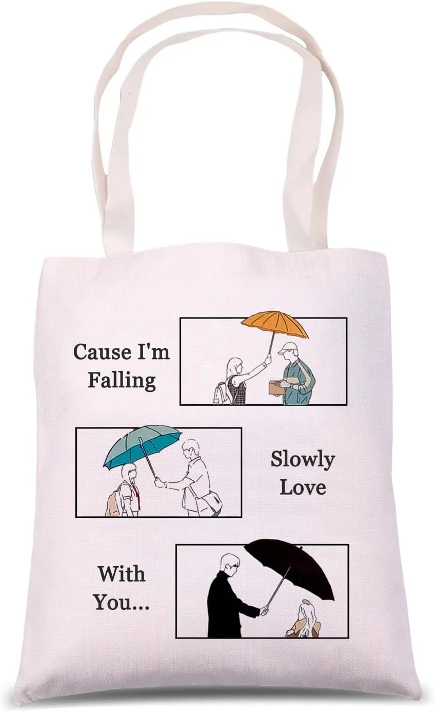 MNIGIU K-Drama Inspired Shoulder Bag Ryu Sunjae Gift Cause I'm Falling Slowly Love With You Tote Bag Kdrama Lover Gift