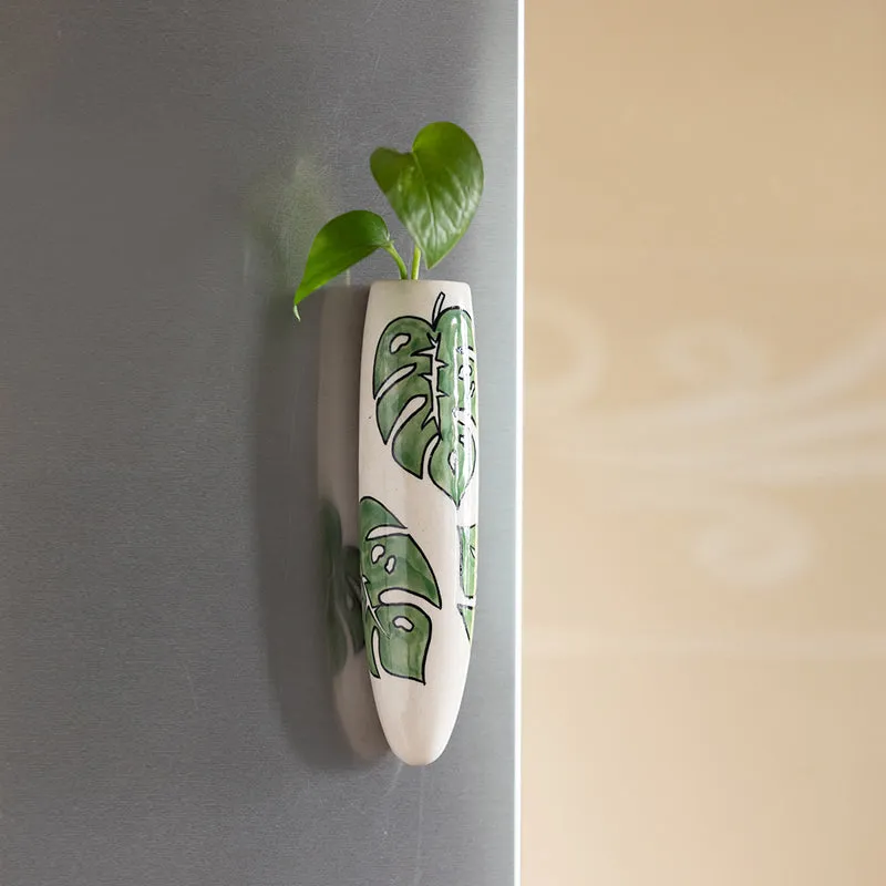 Monstera Lush Magnetic Fridge Planter