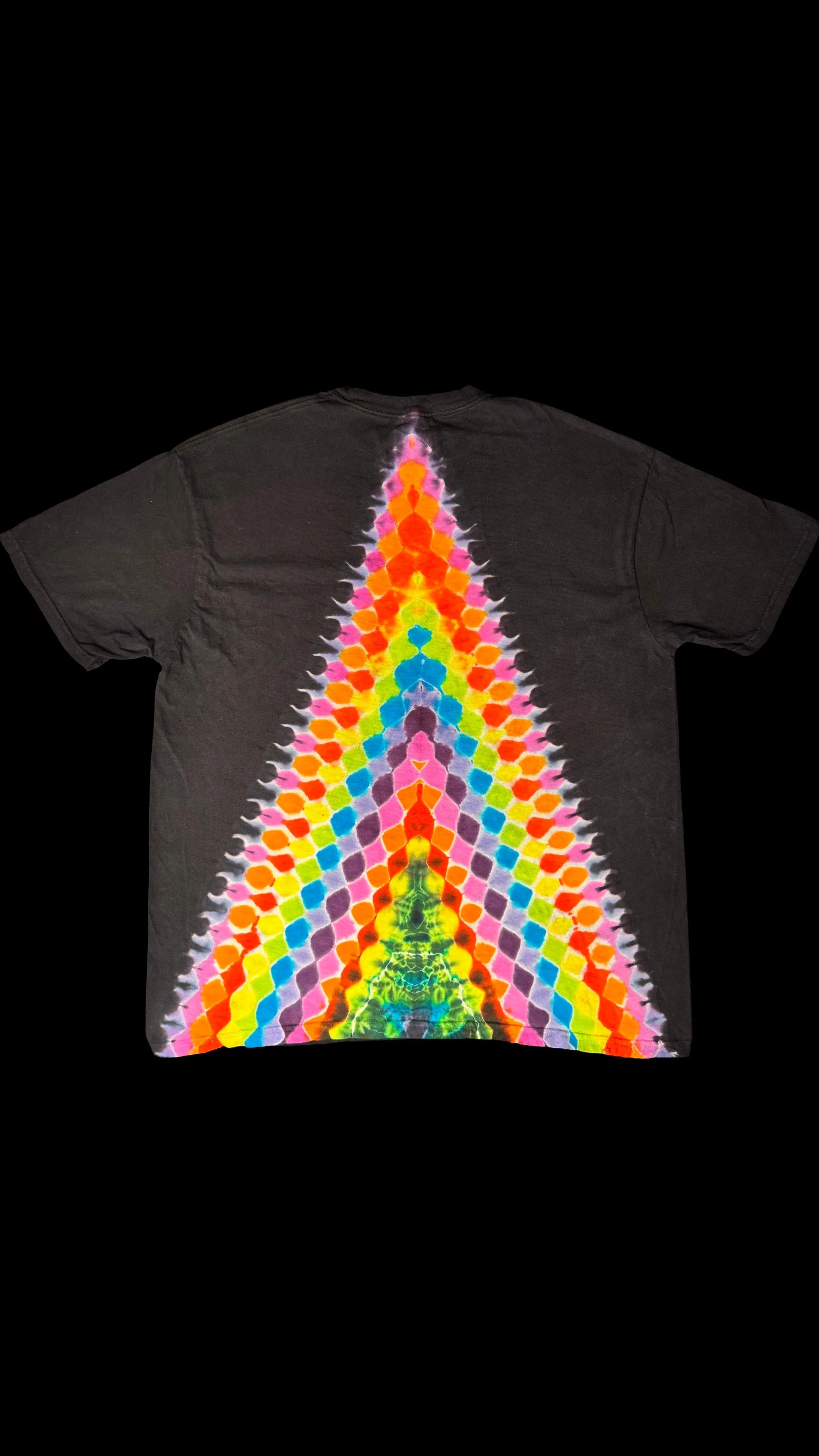 Mr Monopoly Reverse Tie Dye Tee Shirt