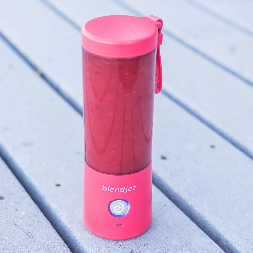 [OPEN BOX] BLENDJET V2 Portable Blender - World  s Most Powerful Compact 16Oz BPA Free Blender - Hot Pink