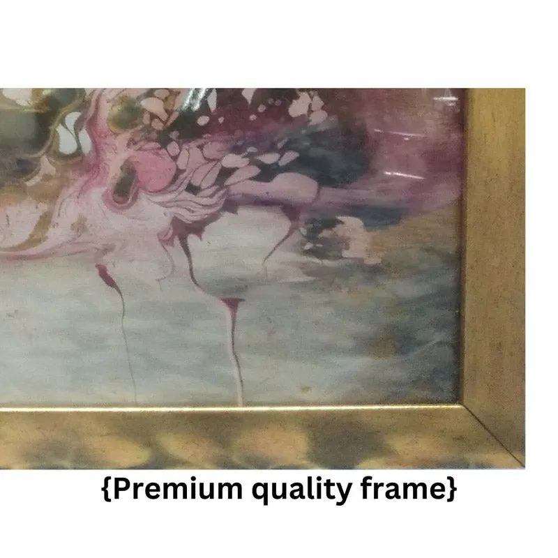 Orange Grace Wall Painting
