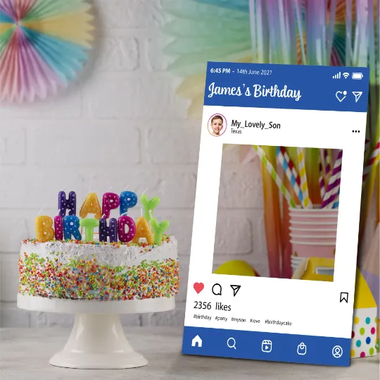 Personalized Instagram Selfie Frame