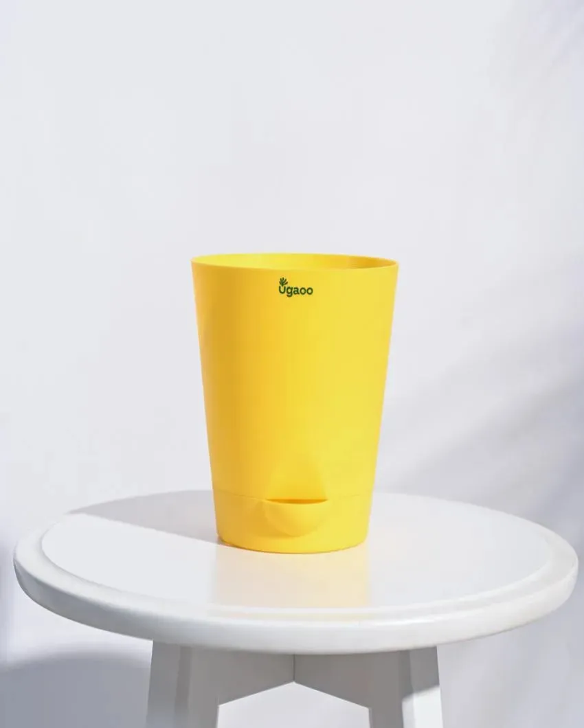 Posh Self-Watering Plastic Pots | Set of 5 | 6 inch