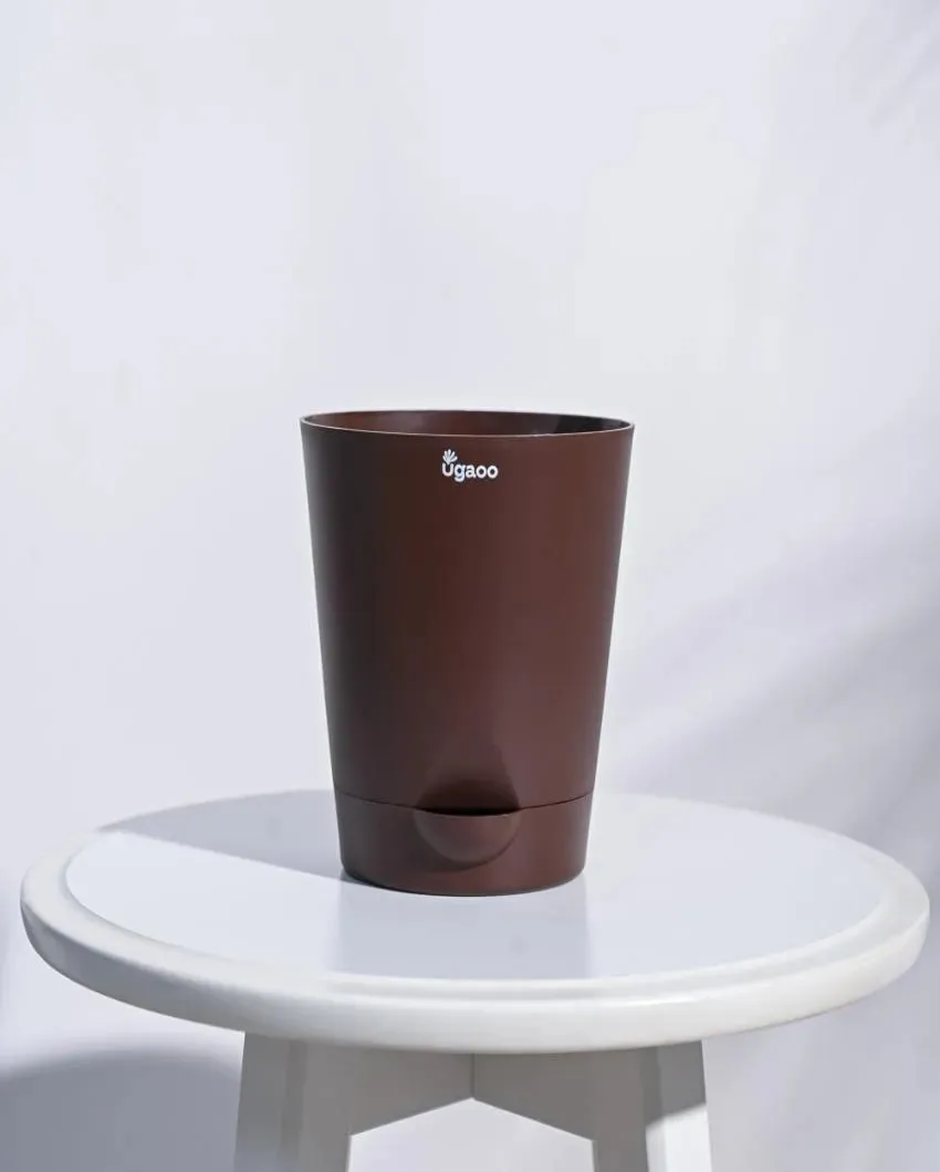 Posh Self-Watering Plastic Pots | Set of 5 | 6 inch