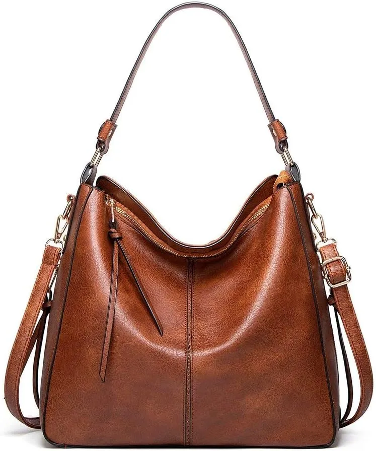 Purses for Women - Hobo Handbags Leather Shoulder Bags Large Capacity Tote Crossbody Bags with Adjustable Shoulder Strap