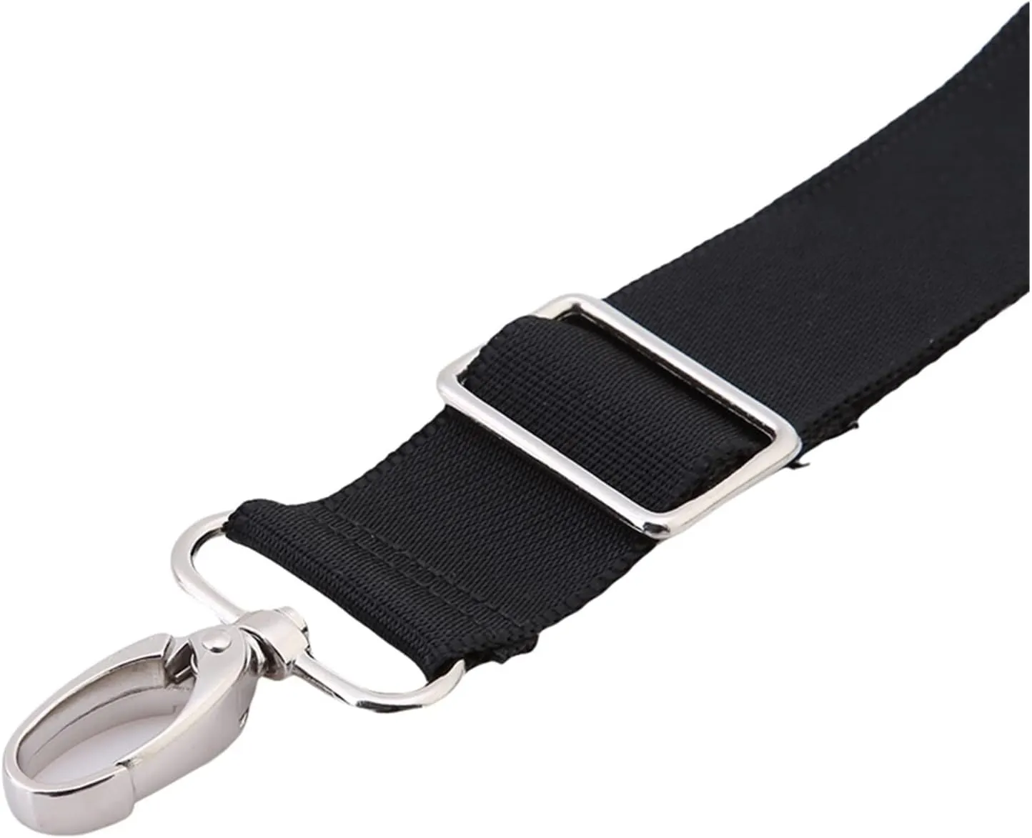 Replacement Shoulder Adjustable Strap for Luggage Messenger Camera Bag Briefcase Polyester Men Women Bag Accessories (Color : C Black 1pc)