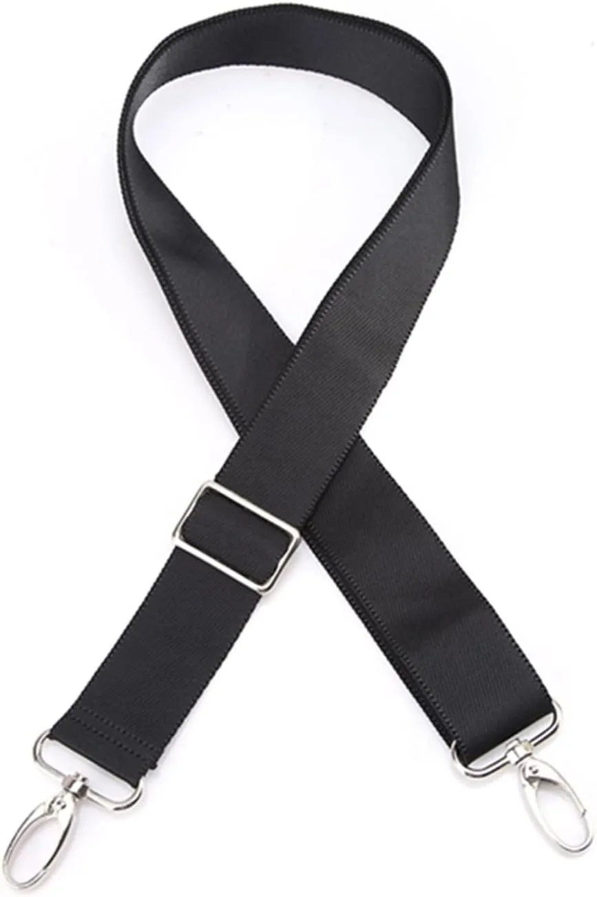 Replacement Shoulder Adjustable Strap for Luggage Messenger Camera Bag Briefcase Polyester Men Women Bag Accessories (Color : C Black 1pc)