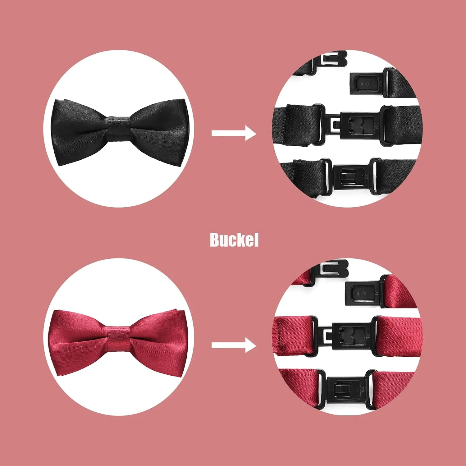 Rogers & Morris Boys Velvet Tuxedo Suit Formal Outfits Slim Fit Kids 5 Piece Set Shawl Lapel with 2 Bow-tie