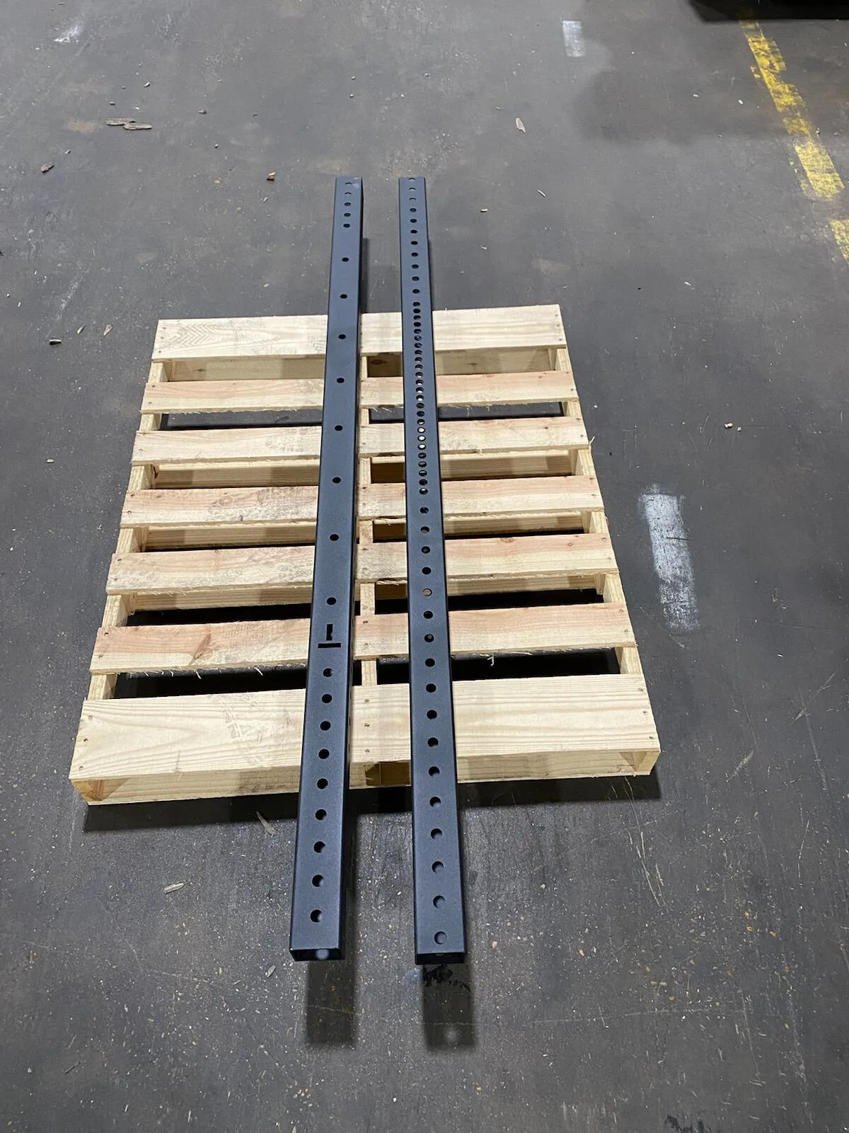 Scratch and Dent, Pair of 82" X3 Uprights: Flat Foot
