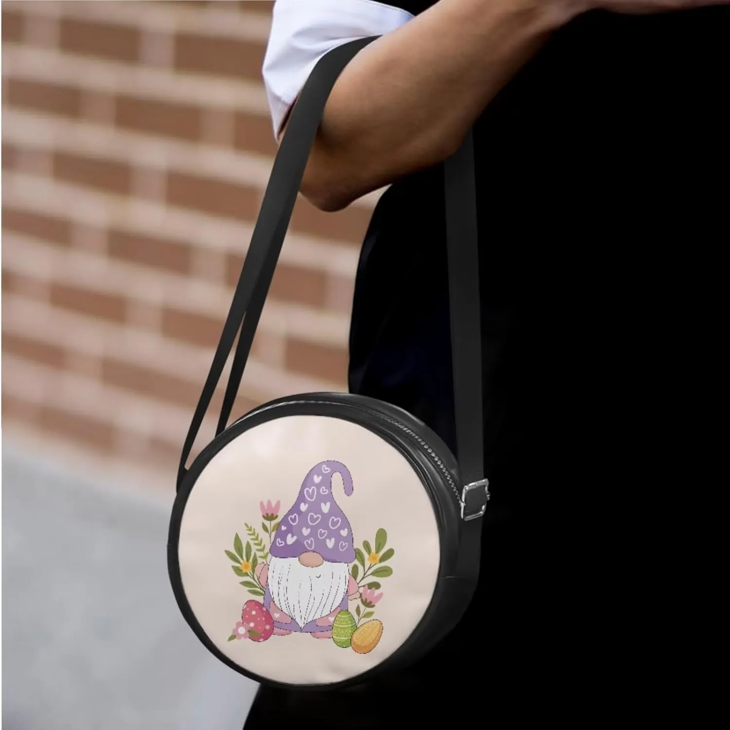 Shoulder Bags Set 3 Piece Saddle Bags Tote Bag for Women Circle Crossbody Bag Wallet Women Wristlet