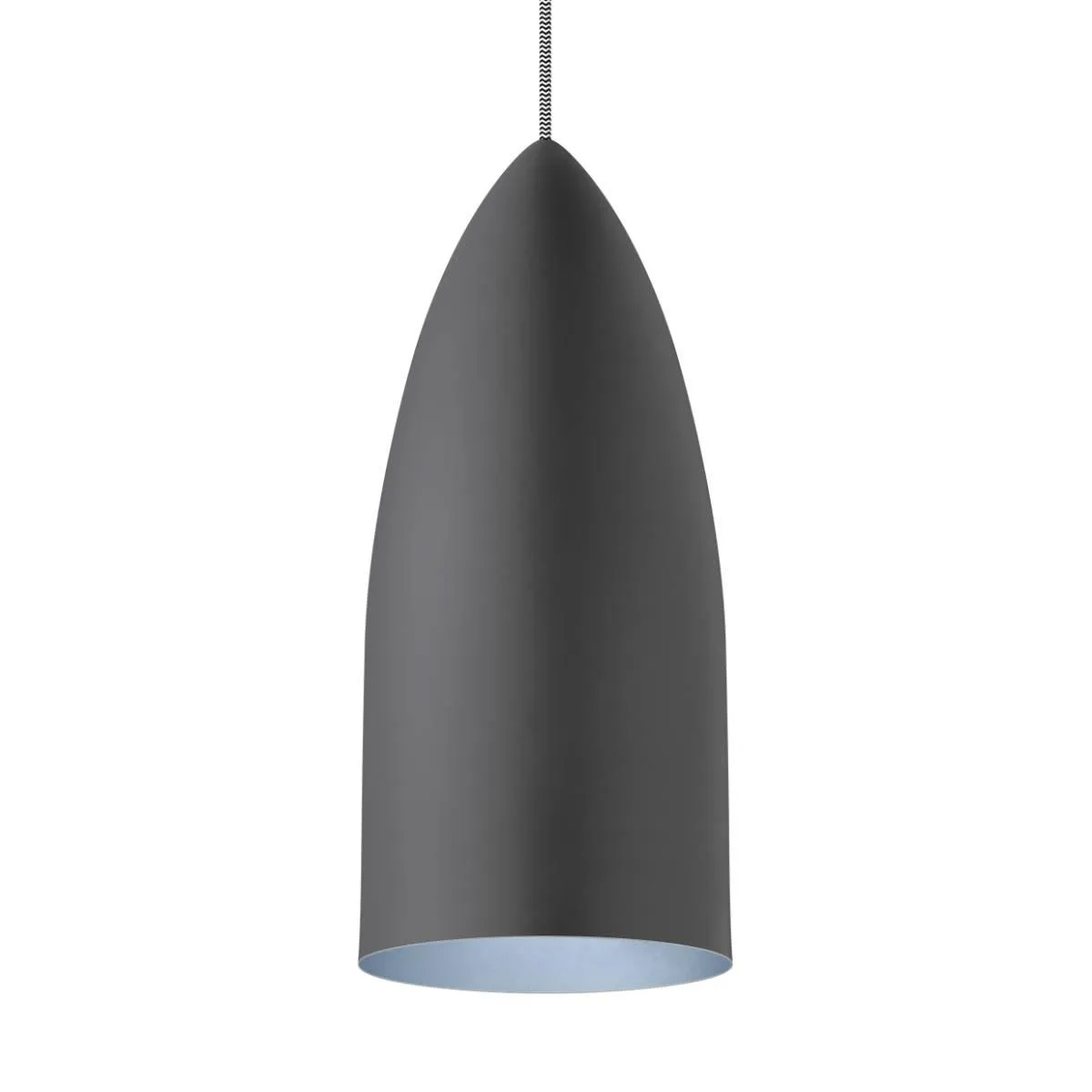 Signal 6 in. Pendant Light Gray/Blue Finish