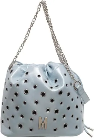Studded Purse Bucket Bag Studded Crossbody Purses for Women Vegan Leather Bag Y2k Purse Punk Bag